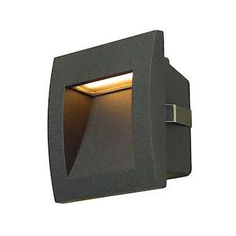 DOWNUNDER OUT S, encastré mural extérieur, anthracite, LED, 1,7W, 3000K, IP55|SLV-DC5233605