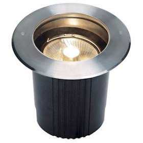 DASAR 215, QPAR111, encastré de sol, rond, inox 316, max. 75W, IP67|SLV-DC5229230