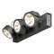 KALU, applique/plafonnier, noir, triple, LED 47W, 3000K, 60DEG|SLV-DC51000131
