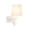 SOMNILA FLEX, applique int. liseuse, droite, blanc, LED 3W, 3000K, avec port USB