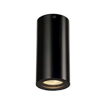 ENOLA B, plafonnier intérieur, noir, GU10/QPAR51, 35W max|SLV-DC5151810