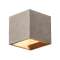 SOLID CUBE, applique intérieure, noir, G9/QT14, 25W max, béton