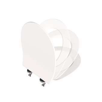 Abattant FUSION thermodur Blanc|Dubourgel grange-DBGABFUDBL