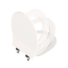 Abattant FUSION thermodur Blanc|Dubourgel grange-DBGABFUDBL