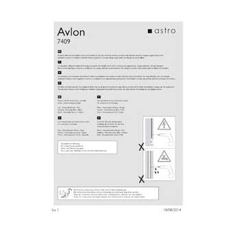 Avlon 900 LED Finition miroir|Astro lighting-AHT1359001