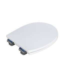 Abattant Bemis HUDSON Ultra-Fix en bois moulé blanc|Dubourgel grange-DBG4443CLT000