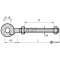 Boulon queue de cochon 12x200mm
