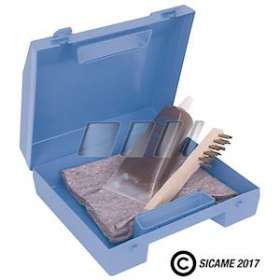 Coffret: 1 brosse métal+1 tube 200g graisse neutre|sm-ci-SICBROSALVA