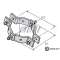 Collier de fixation sur poteaux cylindriques