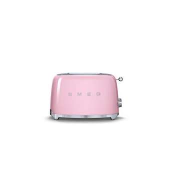 Toaster 2 tranches Années 50 - Structure en acier embouti|Smeg france-SMFTSF01PKEU