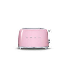 Toaster 2 tranches Années 50 - Structure en acier embouti|Smeg france-SMFTSF01PKEU