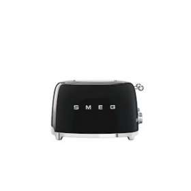 Toaster 4 tranches Années 50 - Structure en acier embouti|Smeg france-SMFTSF03BLEU