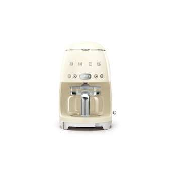 Machine à café Filtre Années 50 - Logo en relief|Smeg france-SMFDCF02CREU