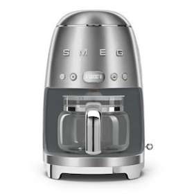 Machine à café Filtre Années 50 - Logo en relief|Smeg france-SMFDCF02SSEU