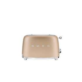 Toaster 2 tranches Années 50 - Structure en acier embouti|Smeg france-SMFTSF01CHMEU