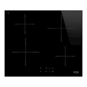 Table induction - 60 cm - possibilité encastrement affleurant - 4 foyers|Smeg france-SMFSI2641D