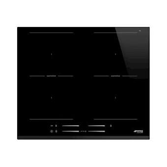 Table induction - 60 cm - Bord Biseauté - 4 foyers|Smeg france-SMFSI2M7643B