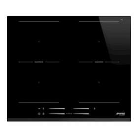 Table induction - 60 cm - Bord Biseauté - 4 foyers|Smeg france-SMFSI2M7643B