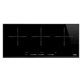 Table induction - 90 cm - Bord Biseauté - 3 foyers|Smeg france-SMFSIH7933B