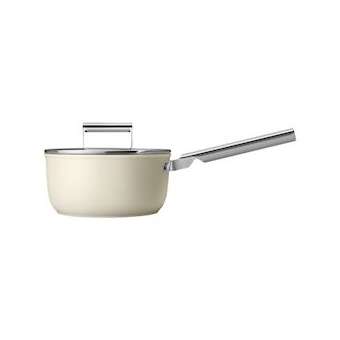Casserole 20 cm avec couvercle en verre|Smeg france-SMFCKFS2011CRM