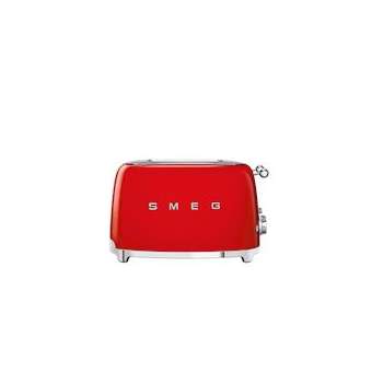 Toaster 4 tranches Années 50 - Structure en acier embouti|Smeg france-SMFTSF03RDEU