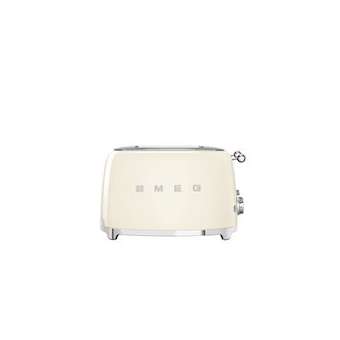 Toaster 4 tranches Années 50 - Structure en acier embouti|Smeg france-SMFTSF03CREU