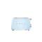 Toaster 4 tranches Années 50 - Structure en acier embouti|Smeg france-SMFTSF03PBEU