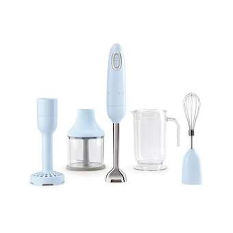 Mixeur Plongeant Années 50 - Poignée ergonomique et antidérapant|Smeg france-SMFHBF02PBEU