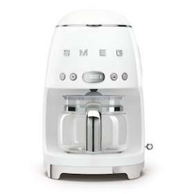Machine à café Filtre Années 50 - Logo en relief|Smeg france-SMFDCF02WHEU