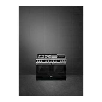 Centre de cuisson 'Portofino' - 120 cm|Smeg france-SMFCPF120IGMPBL