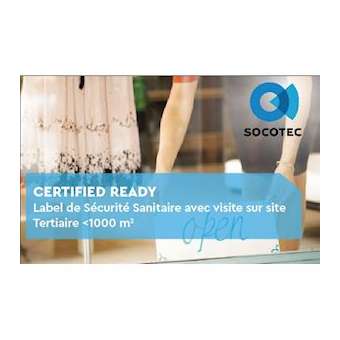 Label de Sécurité Sanitaire 'sur site' - Tertiaire entre 500 et 1000 m²|-SOQSOCEQT34