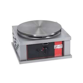 CREPIERE GAZ CARREE PROFESSIONNELLE A USAGE INTENSIF - DIAMETRE 40 CM|Sofraca-SFCCR1CG40