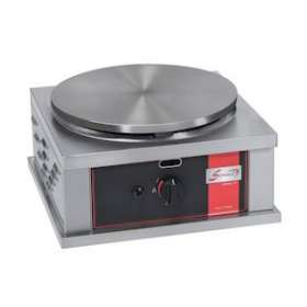 CREPIERE GAZ CARREE PROFESSIONNELLE A USAGE INTENSIF - DIAMETRE 40 CM|Sofraca-SFCCR1CG40