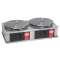 CREPIERE GAZ CARREE PROFESSIONNELLE A USAGE INTENSIF - VERSION DOUBLE - DIAMETRE