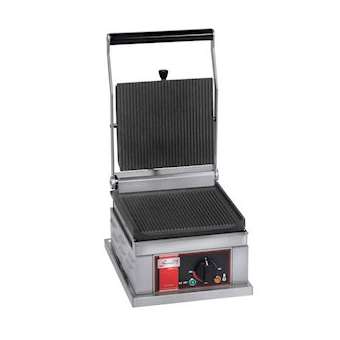 GRILL PANINI SIMPLE - PETIT MODELE - 2 PLAQUES RAINUREES|Sofraca-SFCPPM1