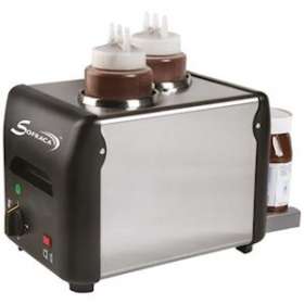 Chauffe-chocolat/sauce à poser - 2 x 1 litre|Sofraca-SFC202