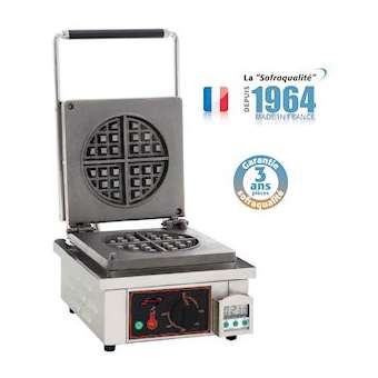 Gaufrier modèle simple - gaufres rondes|Sofraca-SFC19072