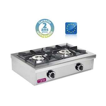 Réchaud gaz 2 feux|Sofraca-SFC27026AC
