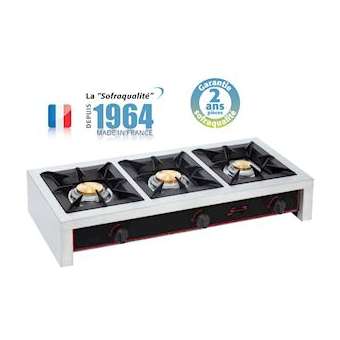 Réchaud gaz 3 feux|Sofraca-SFC27066