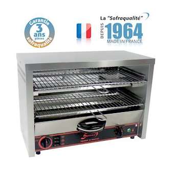 Toaster grand club 2 étages|Sofraca-SFC11574R