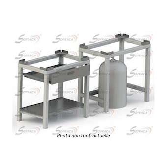 Support de réchaud 2 feux gaz|Sofraca-SFC27041