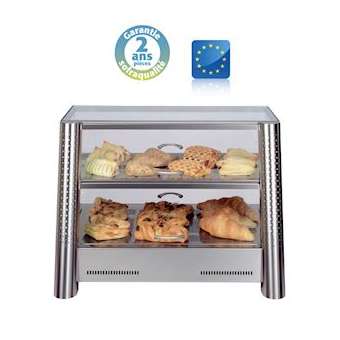 Vitrine chauffante|Sofraca-SFCN60INOX