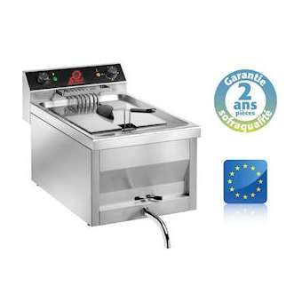 Friteuse 1 bac 12l à poser|Sofraca-SFC92114