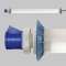 Luminaire tubulaire, 230V, IP44, classe I, 2 panneaux LED, 5m de câble,