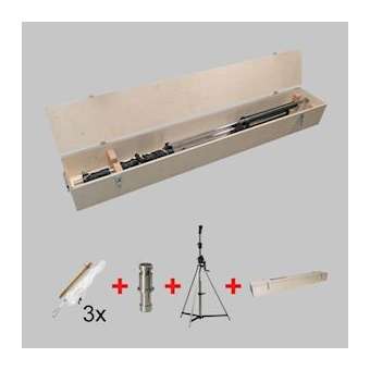 Kit: trépied à manivelle Premium, en boîte de transport|Sonlux-OUX95-0060-0014S1