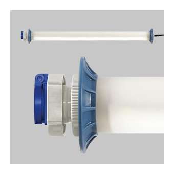 Luminaire tubulaire, 230V, IP54, classe I, 3 panneaux LED, 5m de câble,|Sonlux-OUX68A301B0-0062