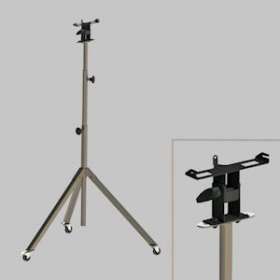 Kit: trépied téléscopique Standard, avec roues, avec adaptateurs pour 1x|Sonlux-OUX95-0106-0001