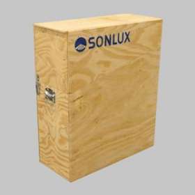 Boîte de transport (bois) pour POWERDISK|Sonlux-OUX95-0256-0040