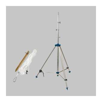 Trépied telescopic Professionell, hauteur max. 4,70m, acier inoxydable|Sonlux-OUX95-0257-0014