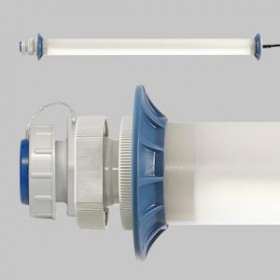 Luminaire tubulaire, 230V, IP67, classe I, 1 panneau LED, 5m de câble,|Sonlux-OUX68A10101-0062